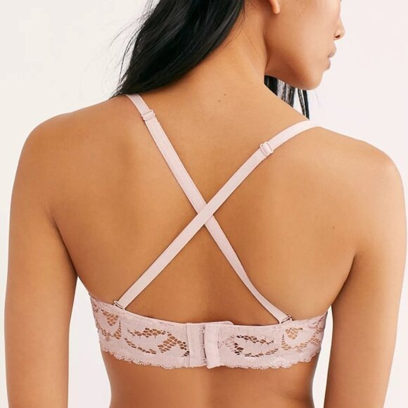 Free People | Love Letters Convertible Bra Purple Periwinkle 32B New Lingerie - Picture 11 of 14